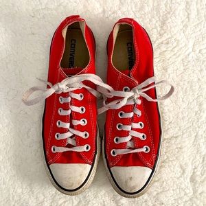 Red Low-top Converse